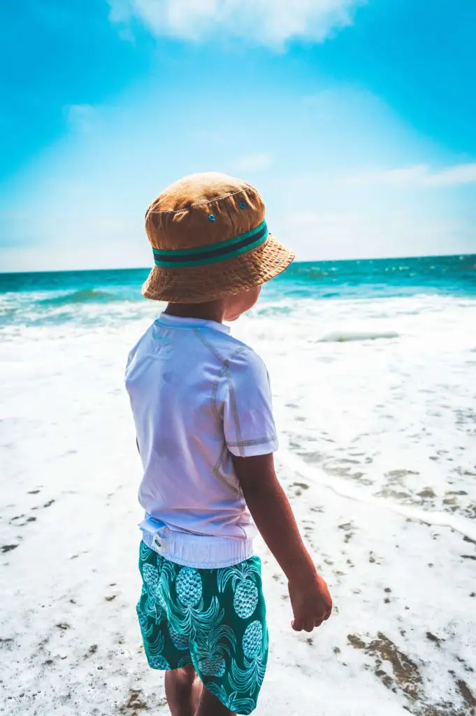 Beach Vacation Packing List Sun protection on the beach
